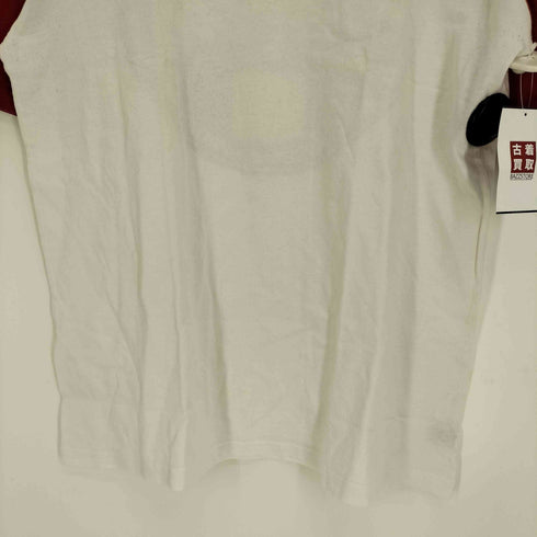 ステューシー Stussy 00S AUTHENTIC バック ラスタカラー サークルロゴ プリント ラグランスリーブ Tシャツ メンズ import:L