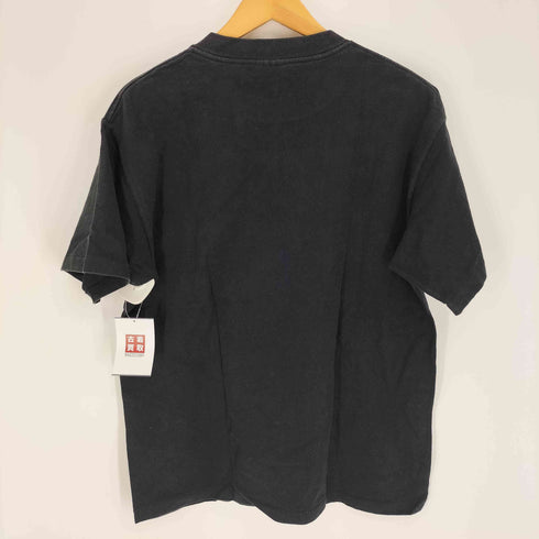 ステューシー Stussy 90S USA製 紺タグ 中期 クラウンスカル プリント S/S Tシャツ メンズ import:L