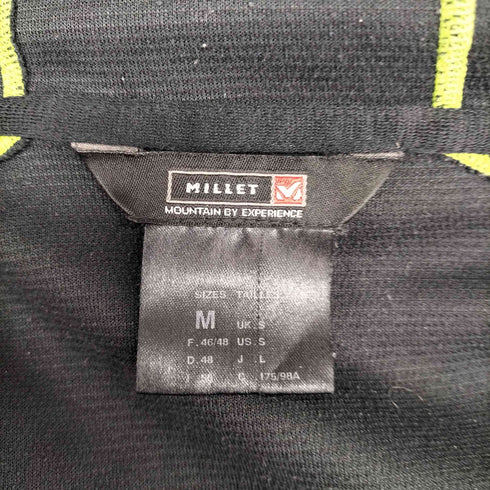 ミレー MILLET パイピング ジップアップパーカー サムホール メンズ JPN:M