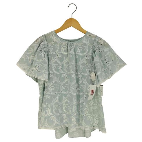 アナイ ANAYI essence of ANAYI レース 刺繍 フリル ラッフルスリーブ ブラウス レディース JPN:38