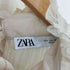 ザラ ZARA コントラストニットセーターシャツブラウス レディース import:L