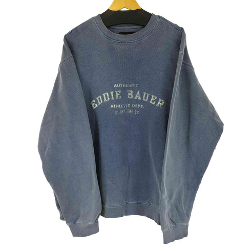 エディーバウアー Eddie Bauer 90~00s アーチプリントクルーネックスウェット メンズ JPN:L