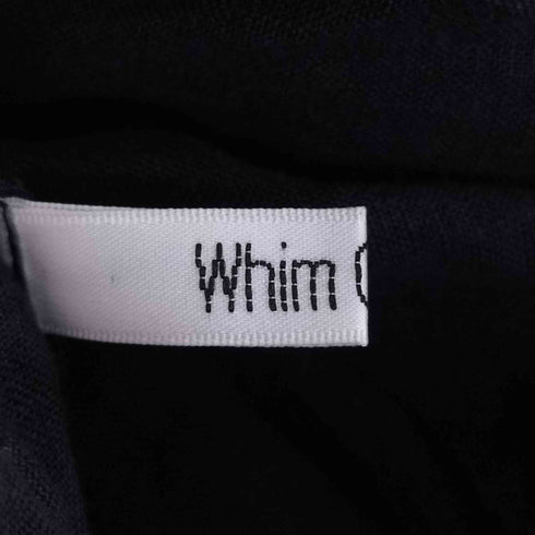 ウィムガゼット Whim Gazette リネン Vネック ギャザースリーブ ブラウス レディース FREE