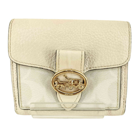 コーチ COACH 総柄 二つ折り財布 レディース