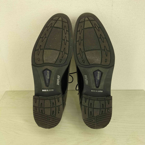 PIDO LIGHT WALKER ウォータープルーフ プレーントゥ レザーシューズ ビジネスシューズ メンズ JPN:25.5