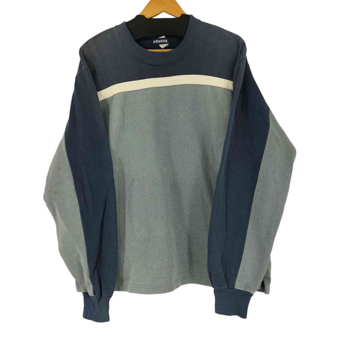 ステューシー Stussy 90S バーバラタグ バイカラー スウェット メンズ