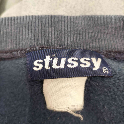 ステューシー Stussy 90S バーバラタグ バイカラー スウェット メンズ