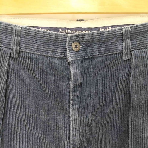 ポロラルフローレン POLO RALPH LAUREN 太畝 2タック コーデュロイ パンツ メンズ 34×34