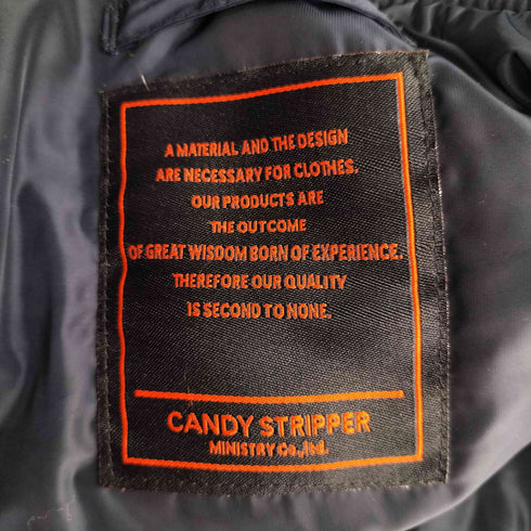 キャンディストリッパー Candy Stripper チェックリボンMA-1 レディース JPN:S