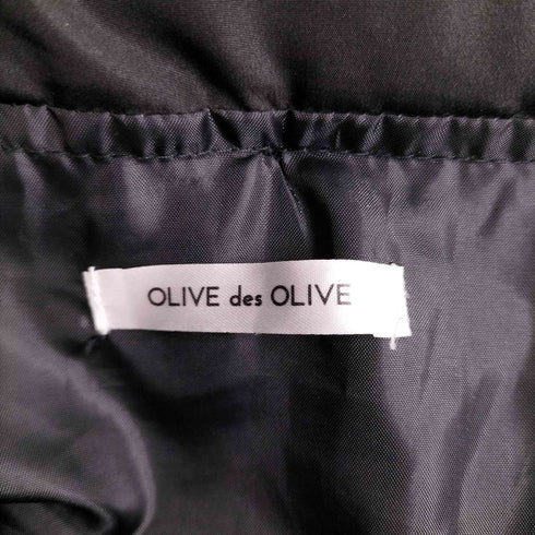 オリーブデオリーブ OLIVE des OLIVE リボンエコダウン レディース FREE