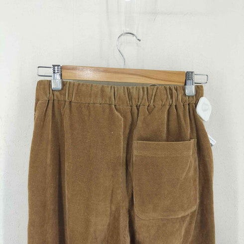マカフィー MACPHEE ストレッチコーデュロイ イージーストレートパンツ レディース 34