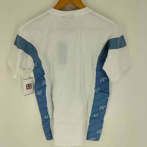 アディダスオリジナルス adidas Originals Logo Printing Splicing Sports Short Sleeve ロゴ プリント S/S Tシャツ メンズ JPN:L