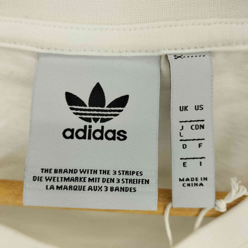 アディダスオリジナルス adidas Originals Logo Printing Splicing Sports Short Sleeve ロゴ プリント S/S Tシャツ メンズ JPN:L