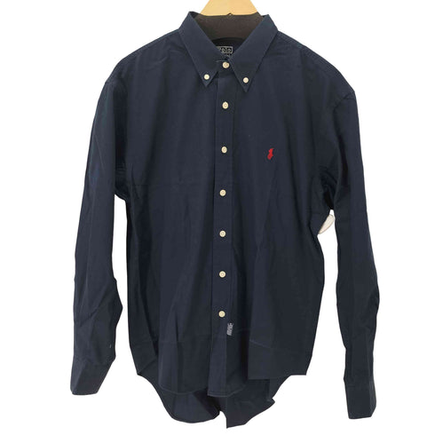 ポロバイラルフローレン Polo by RALPH LAUREN スモールポニー刺繍ボタンダウンL/Sシャツ メンズ import:M