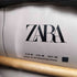 ザラ ZARA レザーフーデッド中綿ダウンベスト レディース import:M