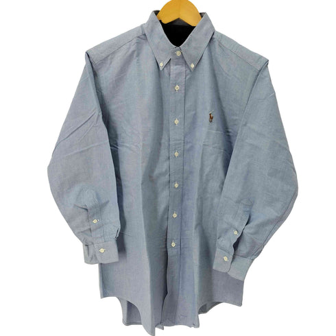 ポロバイラルフローレン Polo by RALPH LAUREN スモールポニー刺繍ボタンダウンL/Sシャツ メンズ 42-82