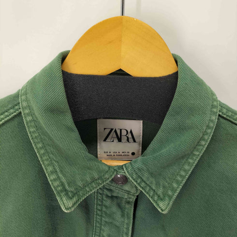 ザラ ZARA オーバーサイズ デニムシャツ レディース import:M