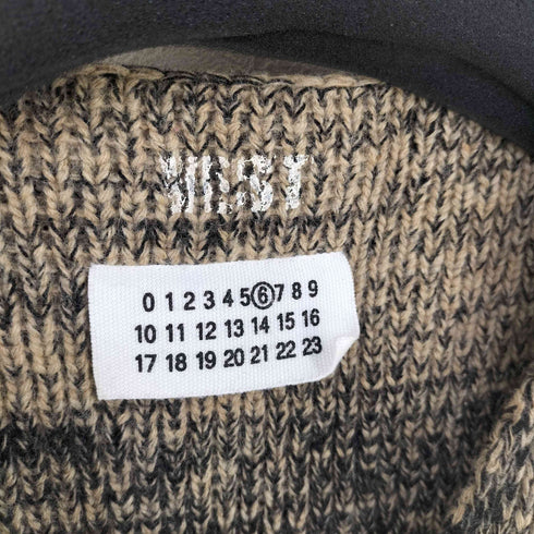 マルタンマルジェラ Martin Margiela 04AW ここのえ期 6 イタリア製 グラデーション ウールニットベスト レディース import:M
