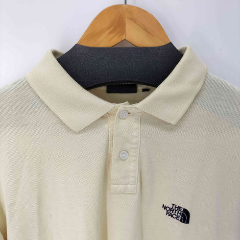 ザノースフェイス THE NORTH FACE ロゴ刺繍半袖ポロシャツ メンズ L