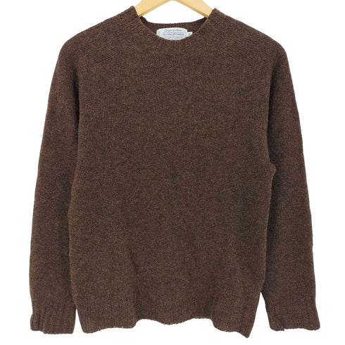 OSSIPEE KNITWEAR スコットランド製 メランジ ウールニット メンズ 38