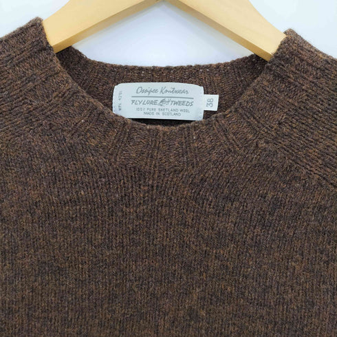 OSSIPEE KNITWEAR スコットランド製 メランジ ウールニット メンズ 38