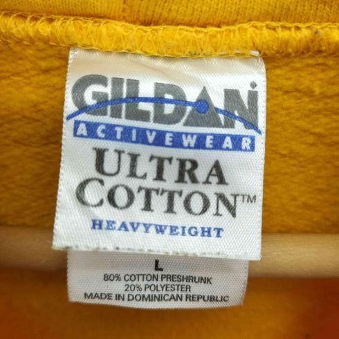 ギルダン GILDAN ULTRA COTTON 2枚タグ Lynx BASEBALL プリント プルオーバー パーカー メンズ import:L