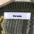 ペルーシュ Perushu 袖 ロゴ 刺繍 3D ニット L/S ポロシャツ メンズ JPN:M