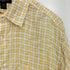 バナナリパブリック BANANA REPUBLIC カットオフ リネン 半袖チェックシャツ レディース import:XL