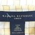 バナナリパブリック BANANA REPUBLIC カットオフ リネン 半袖チェックシャツ レディース import:XL
