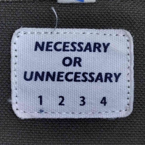 ネセサリーオアアンネセサリー Necessary or unnecessary ミリタリーシャツ メンズ JPN:1