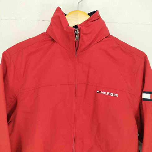 トミーヒルフィガー TOMMY HILFIGER ロゴ刺繍ナイロンパッカブルジャケット メンズ JPN:S