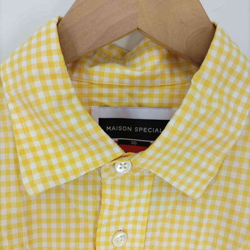 メゾンスペシャル MAISON SPECIAL 21SS チェック プライム オーバー シャツ メンズ 00