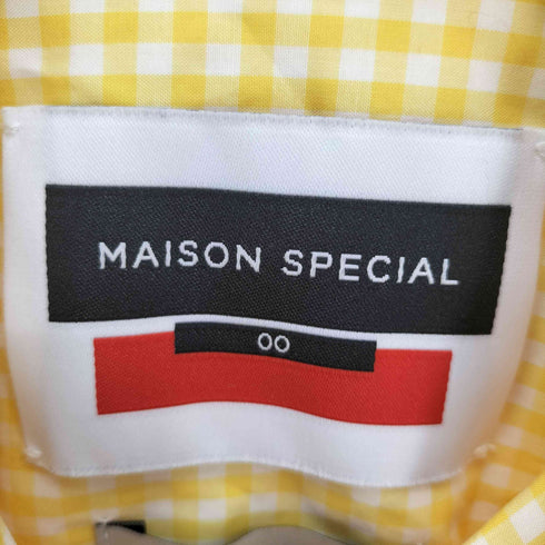 メゾンスペシャル MAISON SPECIAL 21SS チェック プライム オーバー シャツ メンズ 00