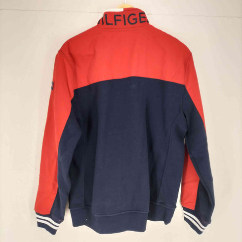 トミーヒルフィガー TOMMY HILFIGER 裏地フリースナイロン切替スタンドカラージャケット メンズ JPN:L