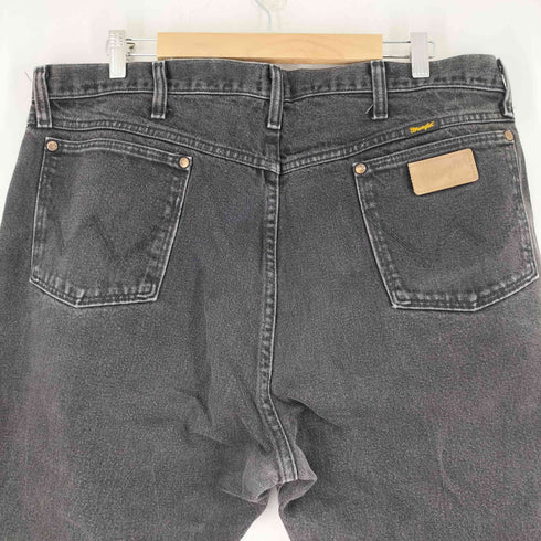 ラングラー Wrangler ブラックデニムパンツ メンズ 40×34
