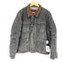 ラングラー Wrangler 裏地ボア襟コーデュロイブラックデニムジャケット メンズ JPN:L
