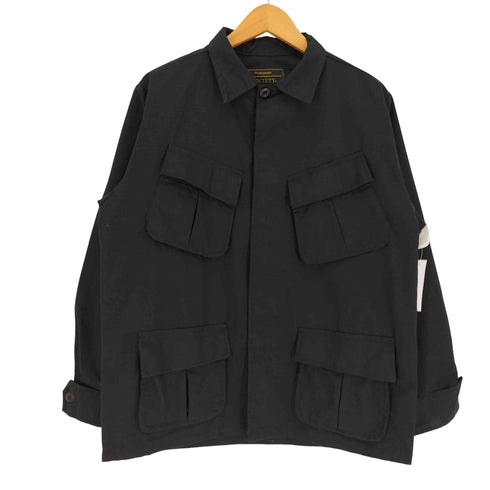 サブサエティ Subciety COTTON WIND RESISTANT RIP-STOP POPLIN OG-107 M-65 型 リップストップ ミリタリー ジャケット バック マリア プリント メンズ JPN:M