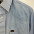 ラングラー Wrangler 80s USA製 茶タグ シャンブレーウエスタンシャツ メンズ import:M