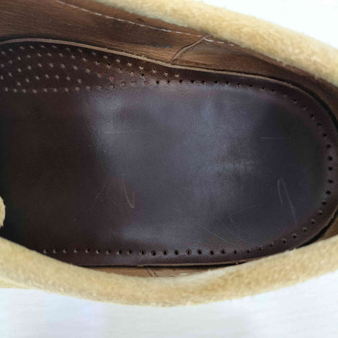 Padmore & Barnes ポルトガル製 クレープソール モカシンシューズ ワラビー メンズ 7