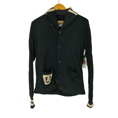 ラグビーラルフローレン Rugby Ralph Lauren ドクロ ショールカラーコットンカーディガン メンズ XS