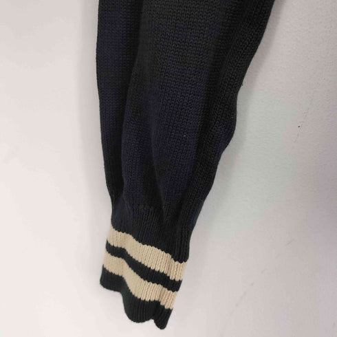 ラグビーラルフローレン Rugby Ralph Lauren ドクロ ショールカラーコットンカーディガン メンズ XS