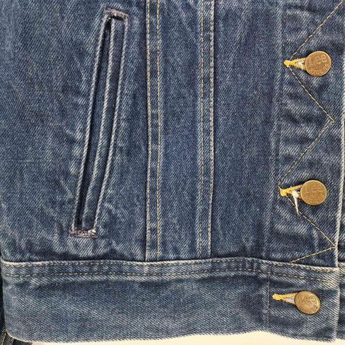 リー Lee 70-80s USA製 三角タグ 101J型 デニムジャケット レディース 9/10