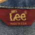 リー Lee 70-80s USA製 三角タグ 101J型 デニムジャケット レディース 9/10