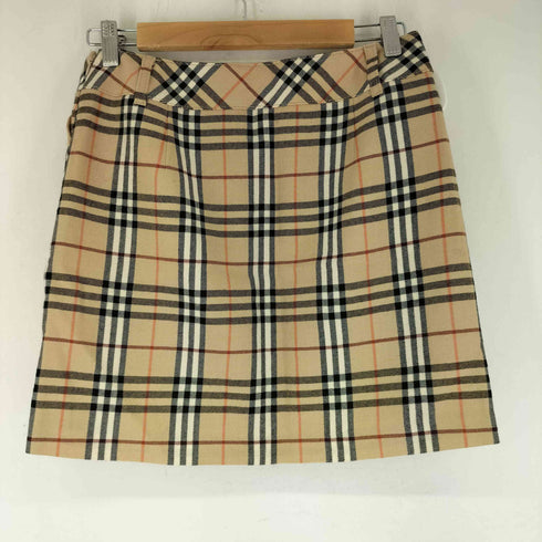 バーバリーブルーレーベル BURBERRY BLUE LABEL ノバチェック スカート レディース 38