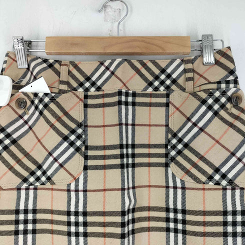バーバリーブルーレーベル BURBERRY BLUE LABEL ノバチェック スカート レディース 38
