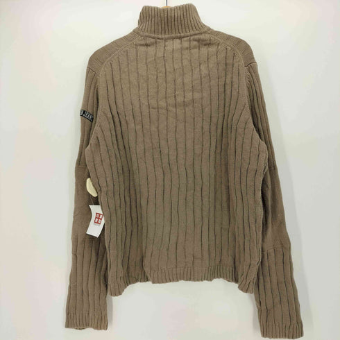 カルバンクラインジーンズ Calvin Klein Jeans スタンドカラー ハーフジップ プルオーバー コットン ニット メンズ import:L