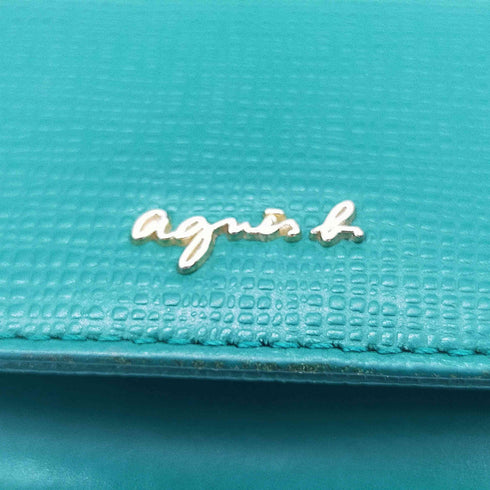 アニエスベー agnes b. エンボスレザー キーケース レディース