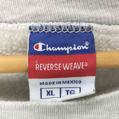 チャンピオン Champion 00S REVERSE WEAVE メキシコ製 三色タグ 刺繍 スウェット メンズ JPN:XL