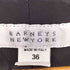 バーニーズニューヨーク BARNEYS NEWYORK イタリア製 1B レーヨン テーラード ジャケット レディース 36