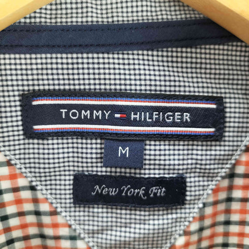 トミーヒルフィガー TOMMY HILFIGER 00S チェック柄 ボタンダウン 長袖シャツ メンズ JPN:M